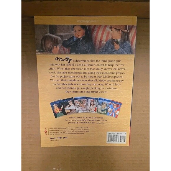 Molly Learns a Lesson Book 2: A School Story by Valerie Tripp 1988 American Girl - Picture 2 of 6